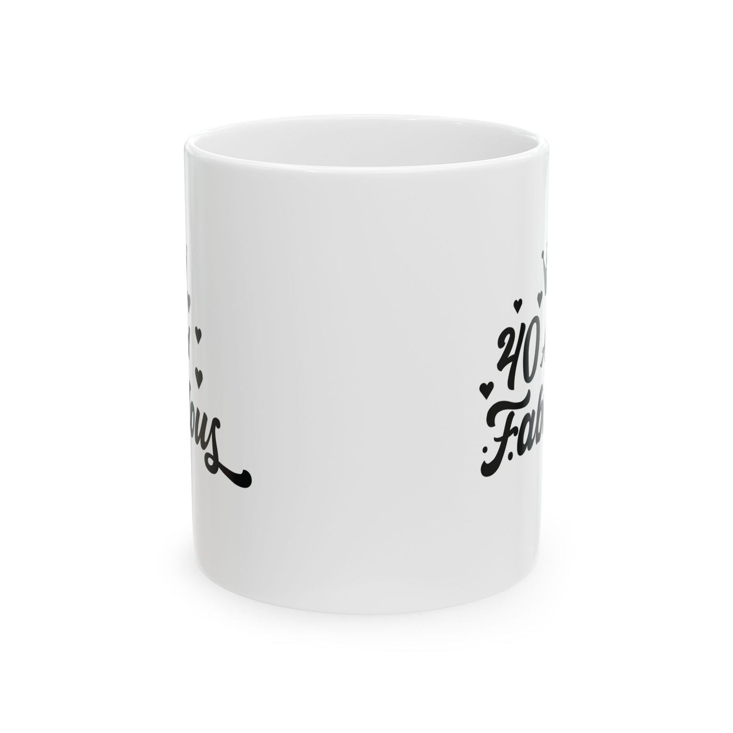 40th birthday coffee mug-4 (11oz)