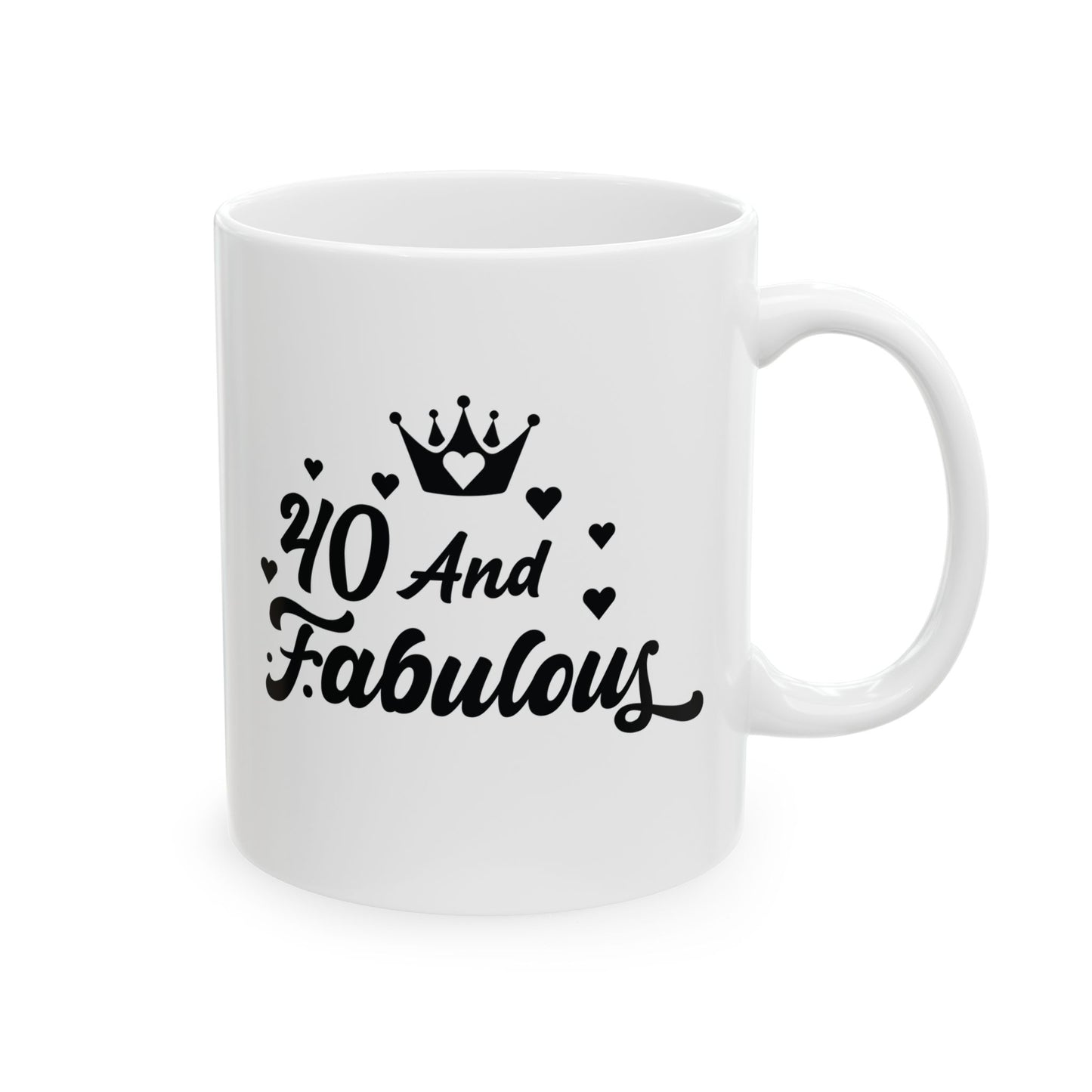 40th birthday coffee mug-4 (11oz)