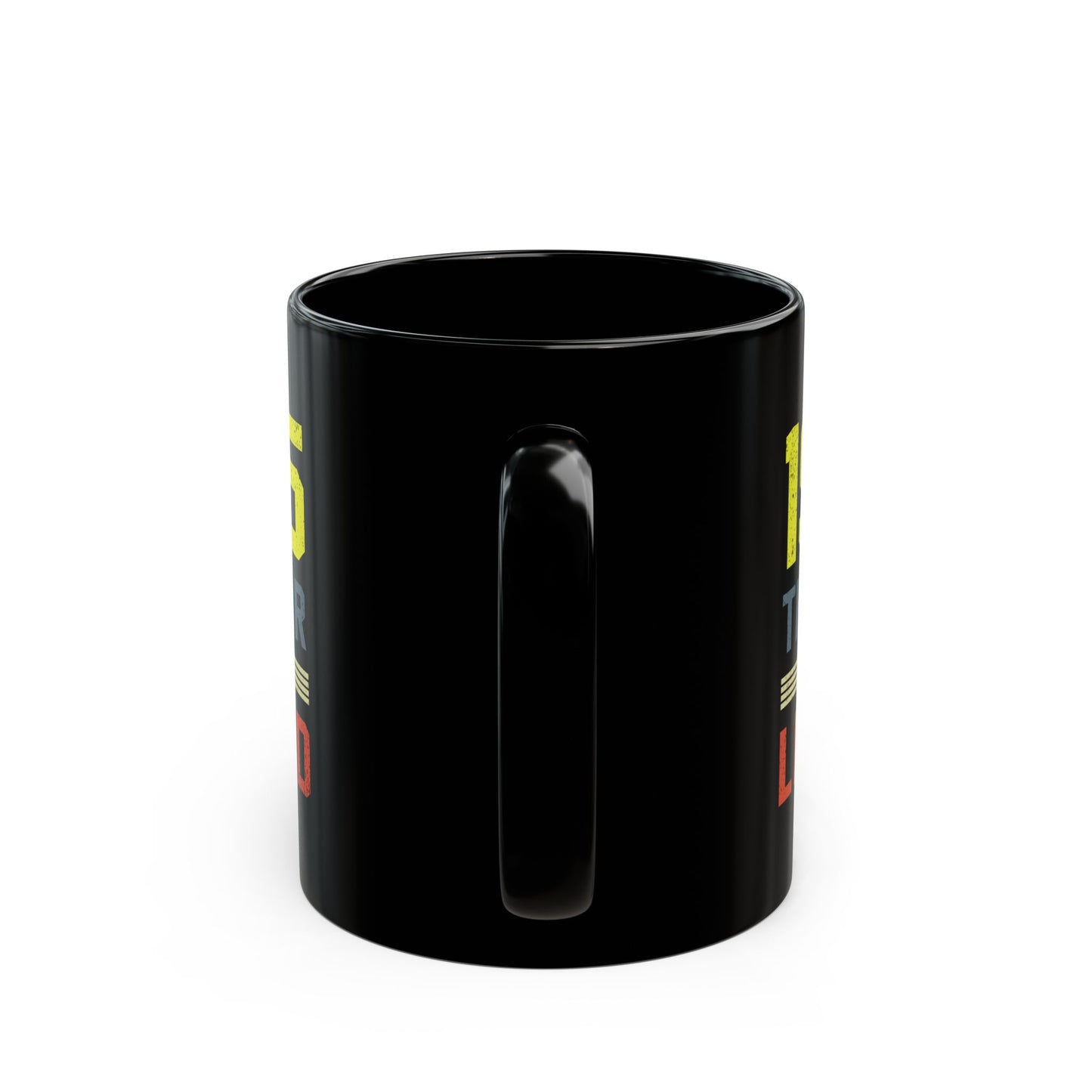 50th birthday mugs for men-3 Black Mug (11oz)