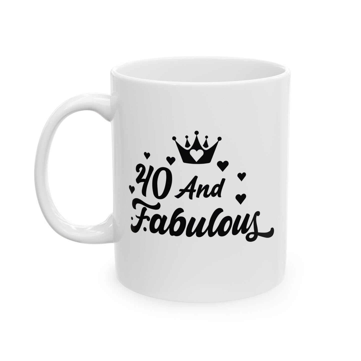 40th birthday coffee mug-4 (11oz)