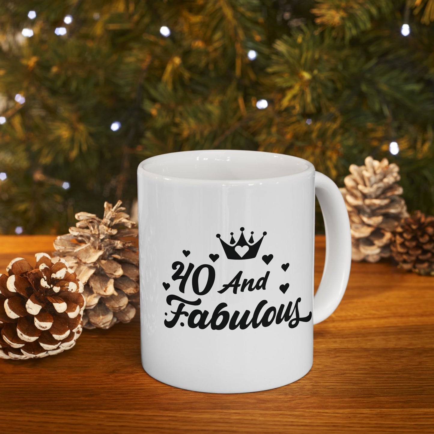 40th birthday coffee mug-4 (11oz)