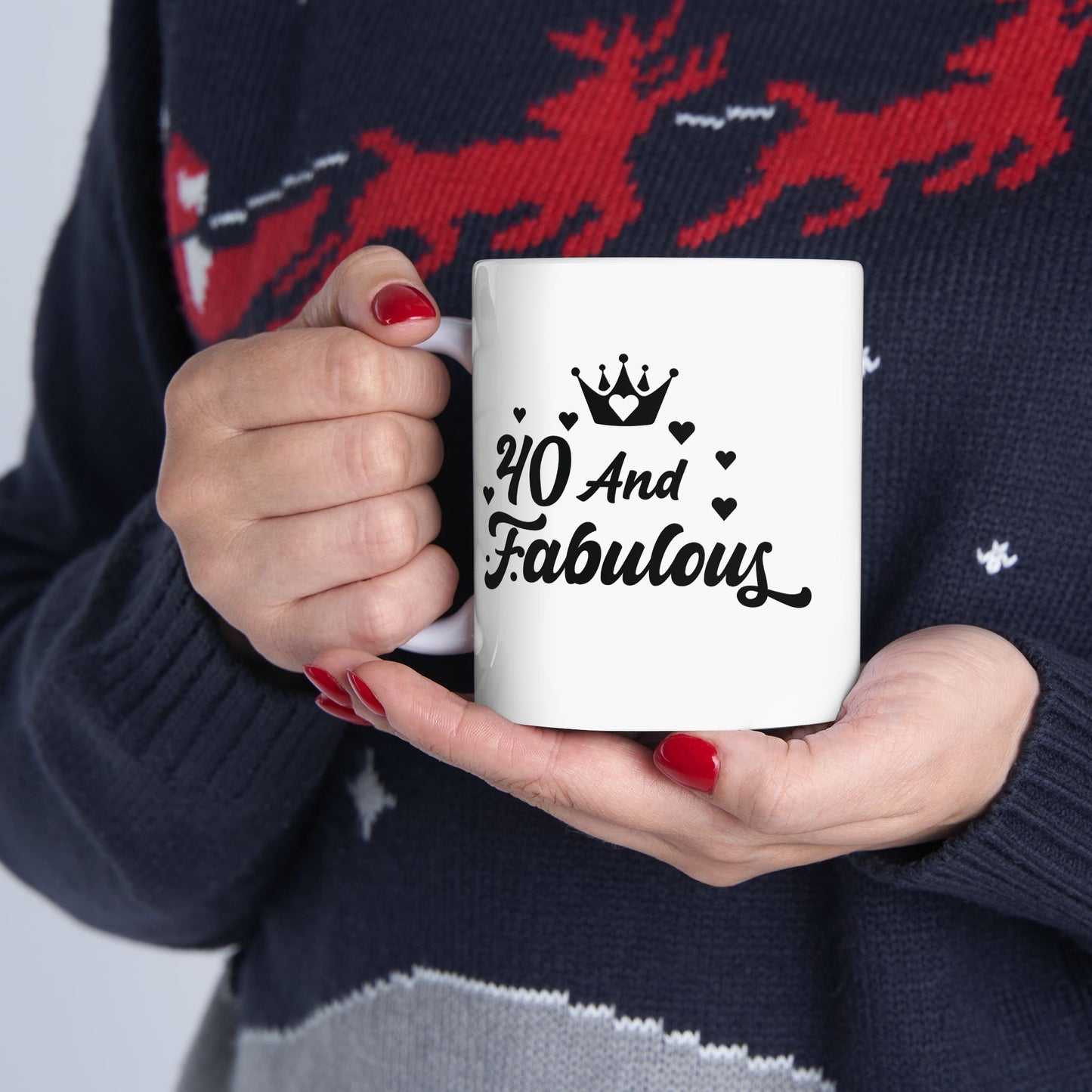 40th birthday coffee mug-4 (11oz)