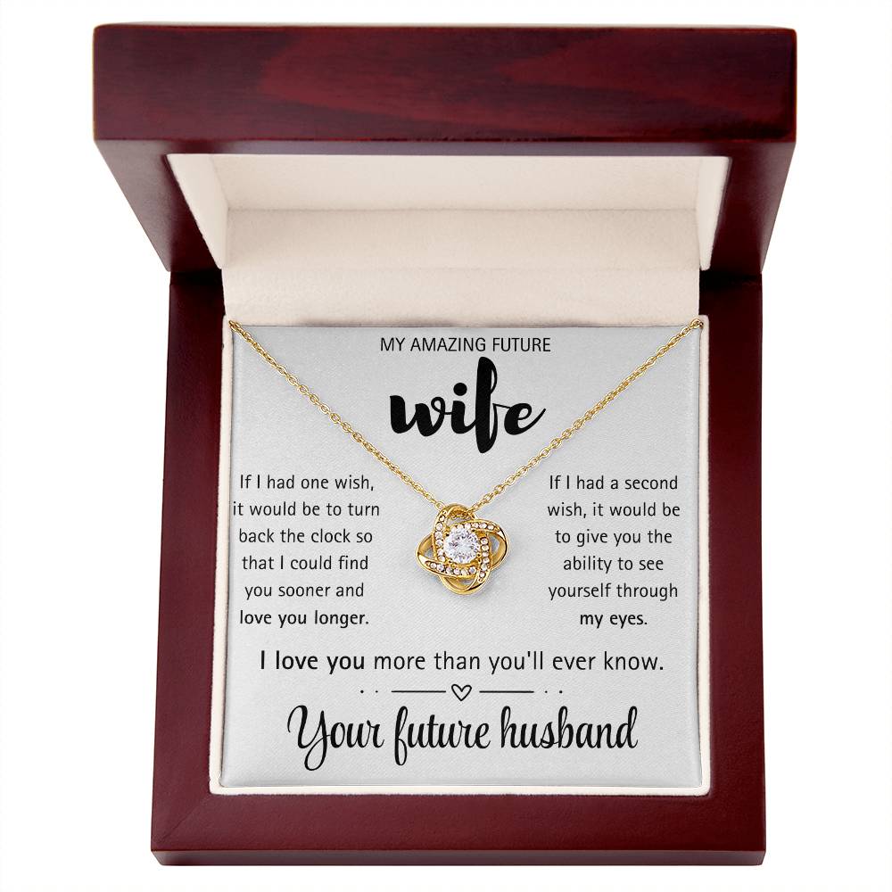 Engraved Pendant for Future Wife