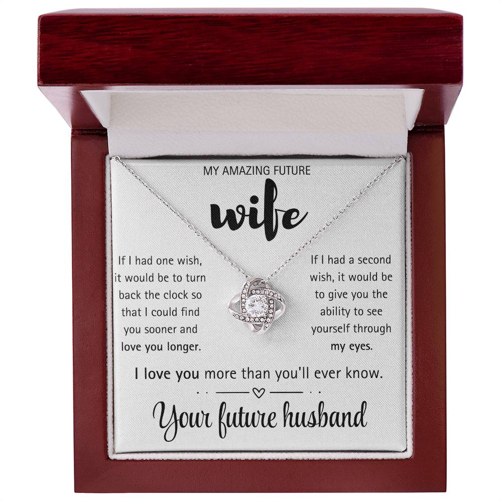 Engraved Pendant for Future Wife